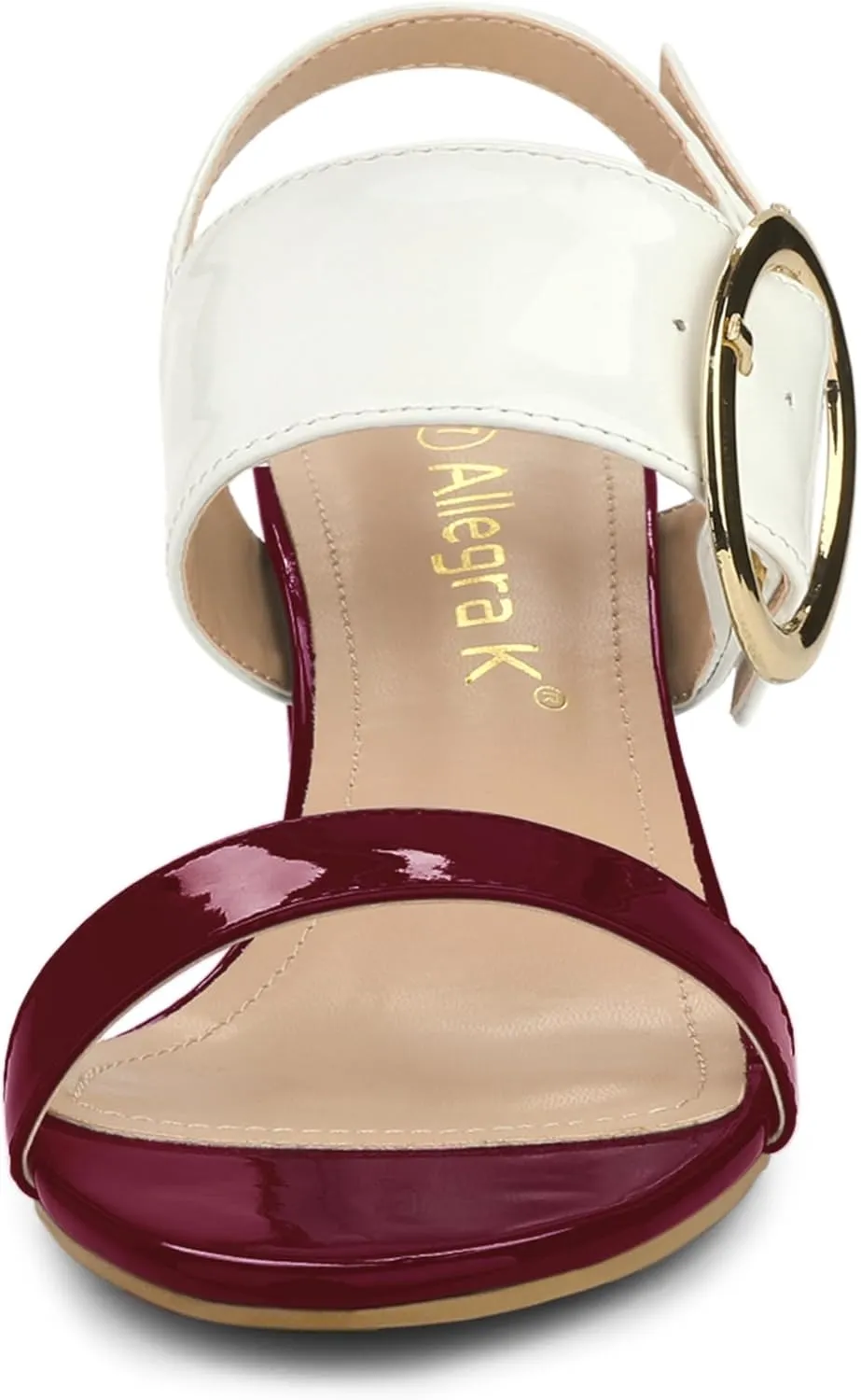 Allegra K Women's Slingback Block High Heel Sandals