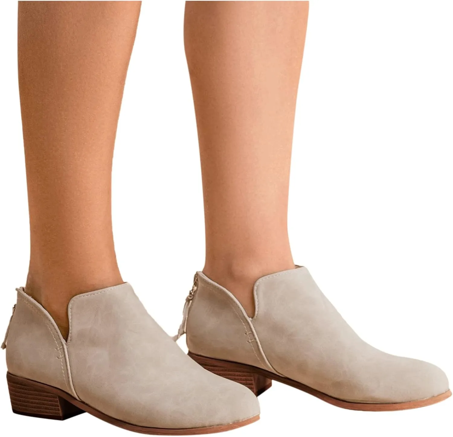Ankle Boots for Women Low Heel,Summer Caged Gladiator Block Heel Strappy Dress Dressy Sandals Shoes for Women