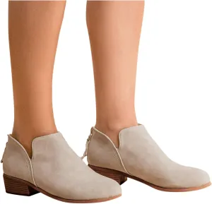 Ankle Boots for Women Low Heel,Summer Caged Gladiator Block Heel Strappy Dress Dressy Sandals Shoes for Women