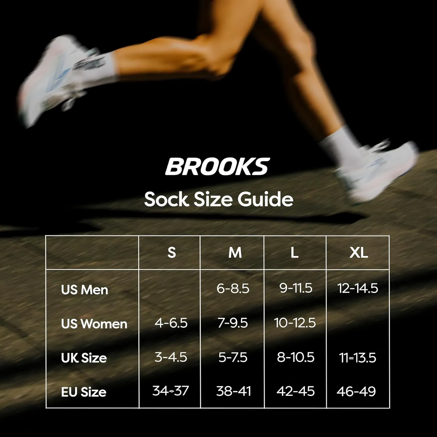 Brooks Ghost Lite Crew Socks I Performance Running, Comfort Fit with Arch Support for Men & Women (2-Pack Set)