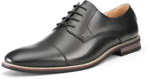 Bruno Moda Italy Men's Prince Classic Modern Formal Oxford Wingtip Lace Up Dress Shoes