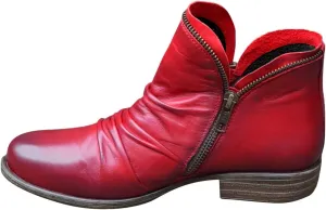Cathalem Ankle Booties for Women,2024 New Arch Support Boots Side Zipper Vintage Leather Damping Shoes Flat Heel Booties