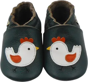 Crib shoes baby moccasins for boys girls toddler soft leather baby walking shoes slippers