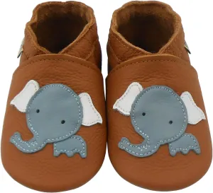 Crib shoes baby moccasins for boys girls toddler soft leather baby walking shoes slippers