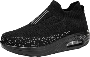 Lightweight Walking Tennis Shoes for Women Sports Mesh Shoes Arch Support Shoes Air Cushion Sole Sneakers