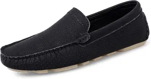 Loafers for Men Breathable Lightweight Moccasins Shoes Comfortable Flat Heel Slip Resistant Classic Slip-on