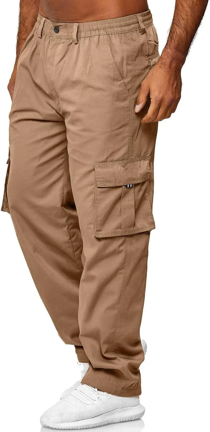 Men Joggers Comfort Fit Joggers Sweatpant Beach Sport Combat Cargo Pant Comfort Soft Jogging Jogger Bottoms