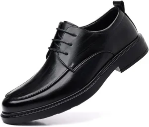 Men's Brogue Oxfords Shoes Faux Patent Leather Classic Lace-up Dress Shoes Modern Formal Tuxedo Wedding Office Work Tuxedo Derby Shoes for Men