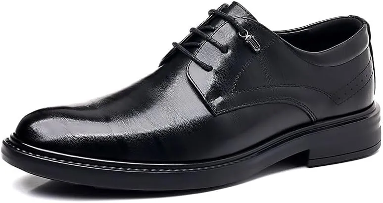 Men's Classic Leather Dress Shoes Wedding Formal Modern Business Casual Non-Slip Softsole Oxford Shoes