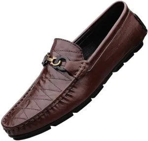 Men's Dress Loafers Black Casual Slip On Shoes Non Slip Walking Shoes for Men