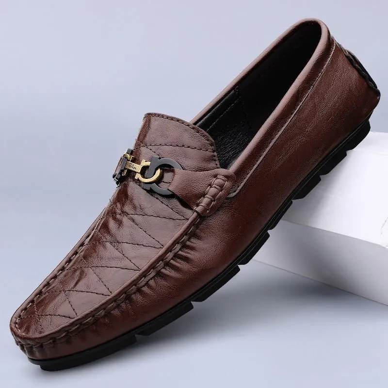 Men's Dress Loafers Black Casual Slip On Shoes Non Slip Walking Shoes for Men