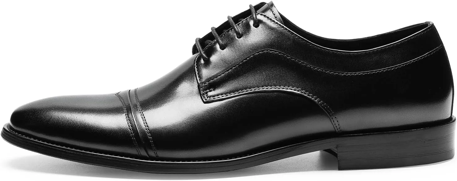 Men's Dress Shoes - Fashion Cap Toe Derby in Genuine Leather | Modern Dress Shoes