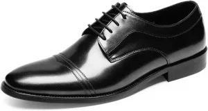 Men's Dress Shoes - Fashion Cap Toe Derby in Genuine Leather | Modern Dress Shoes