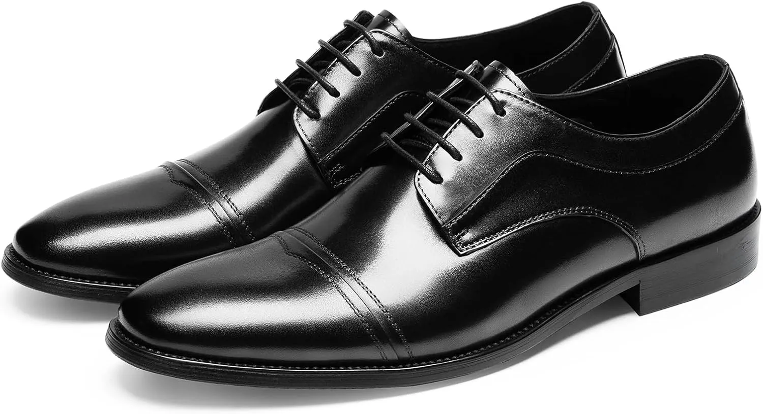 Men's Dress Shoes - Fashion Cap Toe Derby in Genuine Leather | Modern Dress Shoes