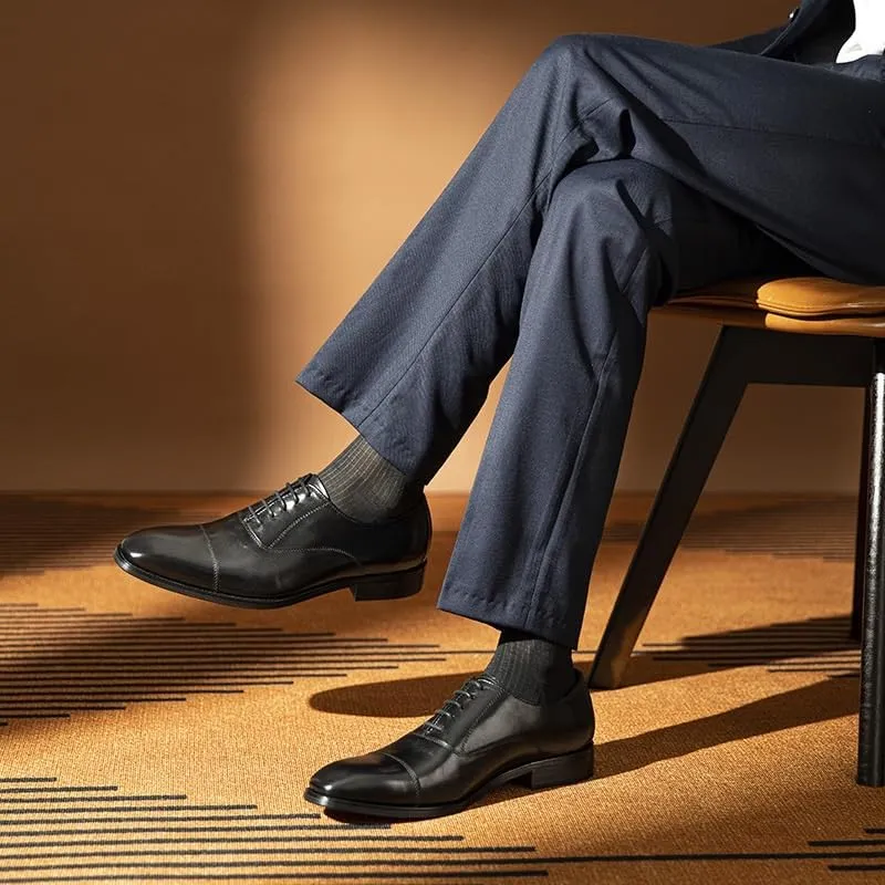 Men's Dress Shoes Men Modern Derby Tuxedo Shoes Classic Formal Business Oxfords Shoes for Men