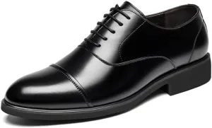 Men's Dress Shoes Modern Classic Lace-up Oxfords for Men Formal Casual Business Wedding Tuxedo Shoes