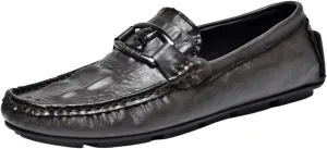 Mens Dress Shoes Slip On Penny Loafers Causal Modern Genuine Leather Mocasines Fashion Prom Wedding Business Suit Shoes