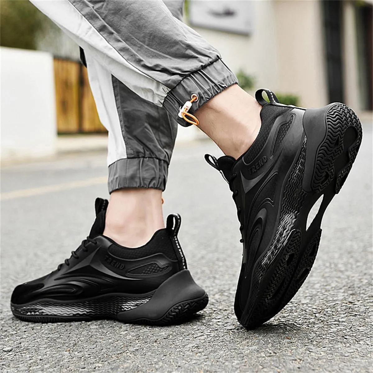 Mens Elevator Walking Shoes Lightweight Athletic Trainers Non-Slip Hidden Heel Sports Fashion Sneakers