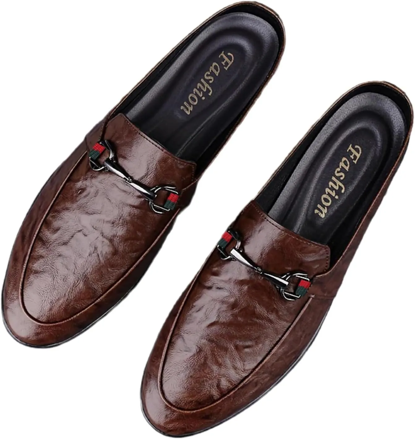 Men's Leather Casual Driving Slip-on Penny loefer Shoes