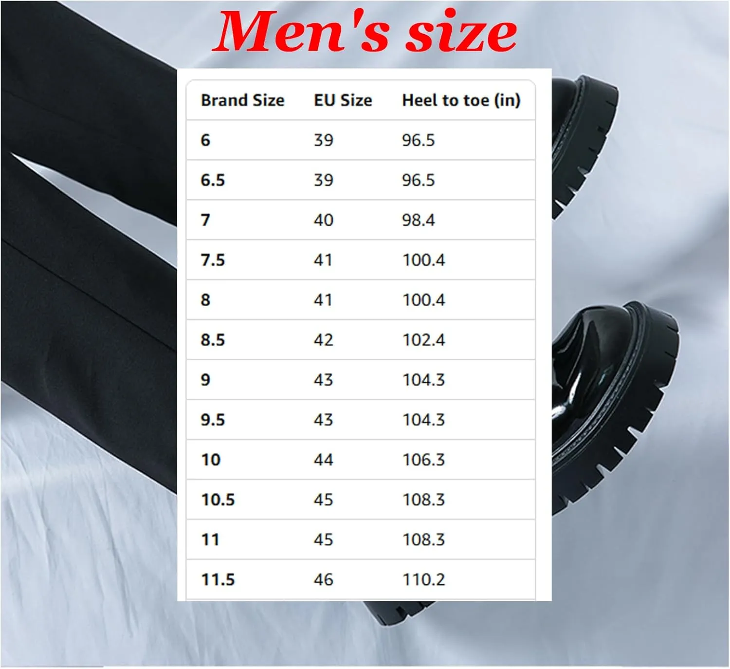 Men's Leather Platform Loafers Non Slip Chunky Dress Shoes Business Work Modern Oxford Shoes