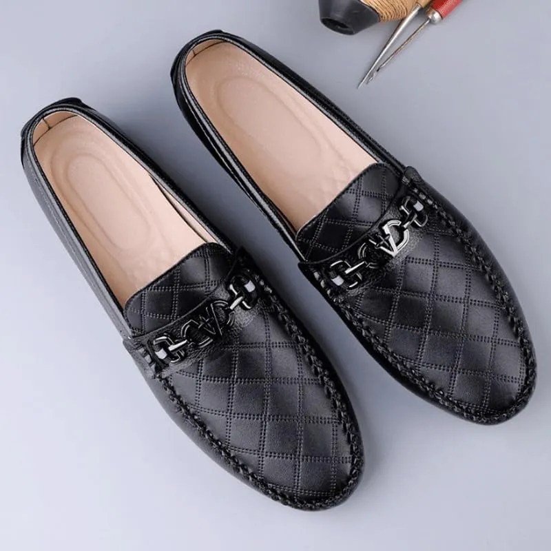 Men's Loafers Slip-On Shoes with Non-Slip Sole Mens Backless Shoes