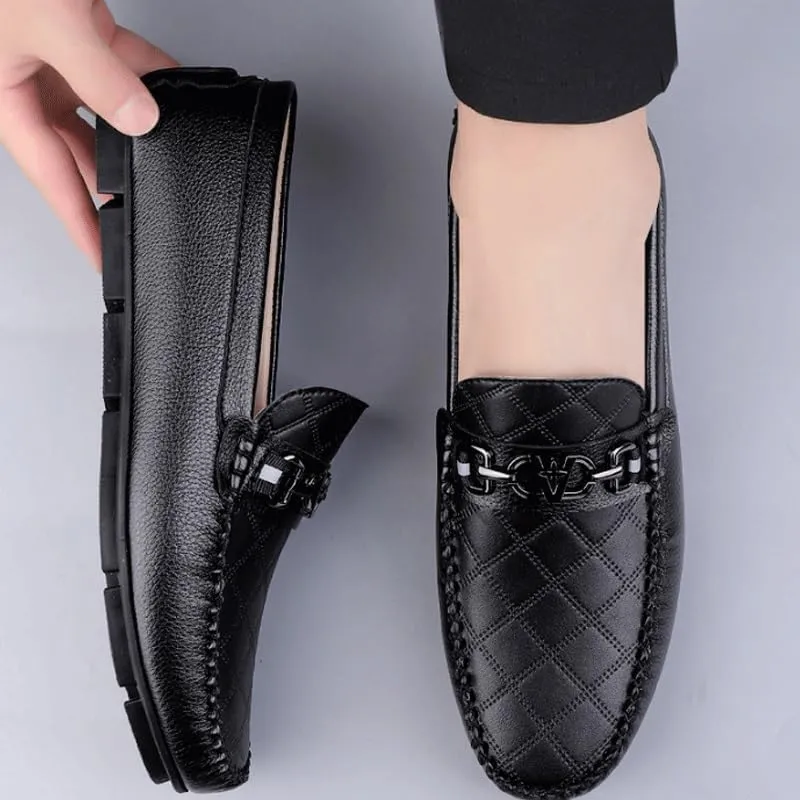 Men's Loafers Slip-On Shoes with Non-Slip Sole Mens Backless Shoes