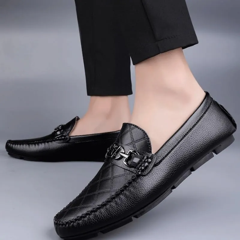 Men's Loafers Slip-On Shoes with Non-Slip Sole Mens Backless Shoes