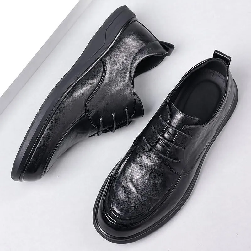 Men's Pointed-Toe Tuxedo Dress Shoes Fashion Casual Classic Formal Shoes Lightweight All-Day Comfort Soft Sole Oxfords