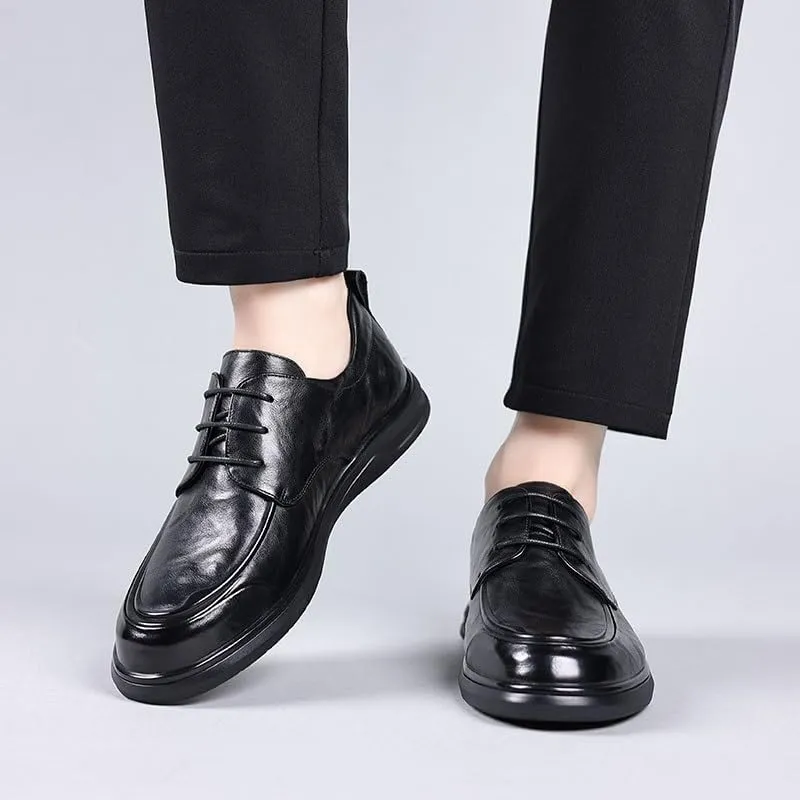 Men's Pointed-Toe Tuxedo Dress Shoes Fashion Casual Classic Formal Shoes Lightweight All-Day Comfort Soft Sole Oxfords