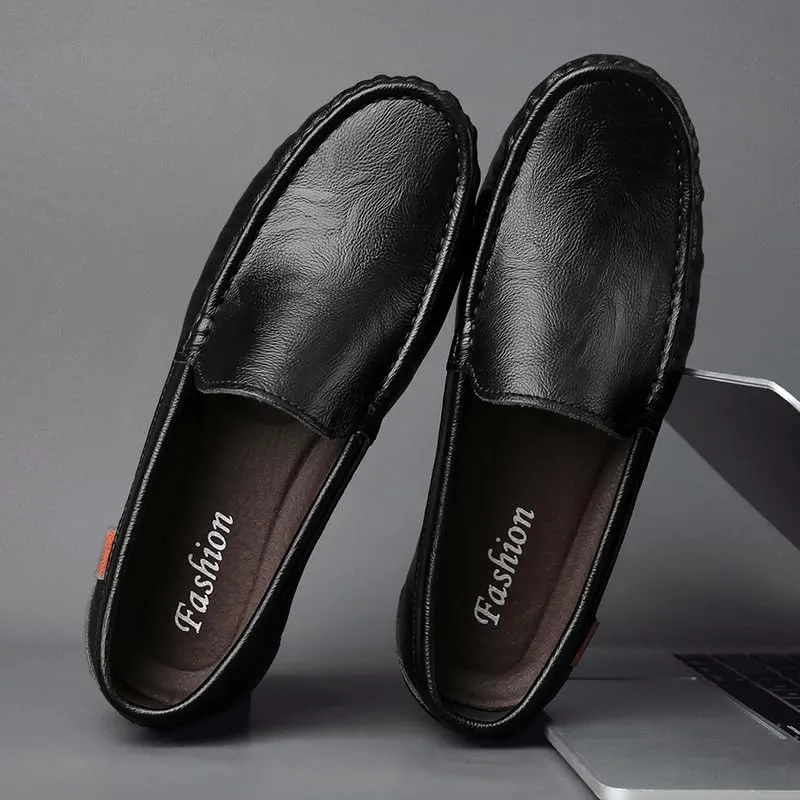 Men's Vintage Spike Dress Loafers Slip On Fashion Shoes Casual Driving Moccasins for Formal Business