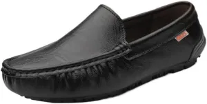 Men's Vintage Spike Dress Loafers Slip On Fashion Shoes Casual Driving Moccasins for Formal Business