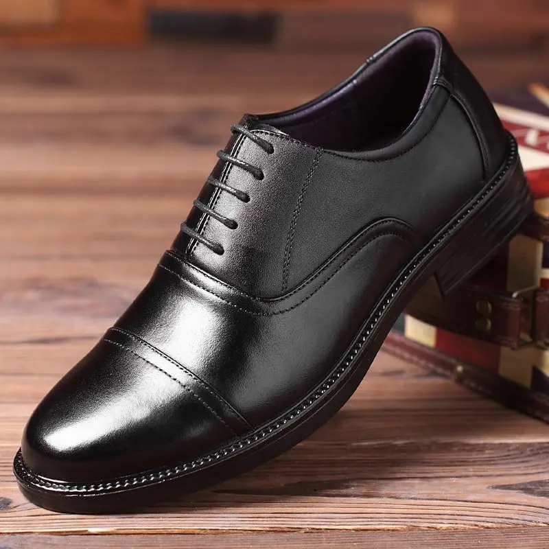 Modern Low Top Pointed Toe Tuxedo Derby Shoes Tuxedo Dress Shoes Lightweight Comfortable Formal Derby Shoe for Business Dinners(7.5)