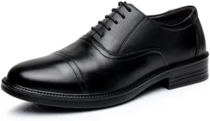 Modern Low Top Pointed Toe Tuxedo Derby Shoes Tuxedo Dress Shoes Lightweight Comfortable Formal Derby Shoe for Business Dinners(7.5)