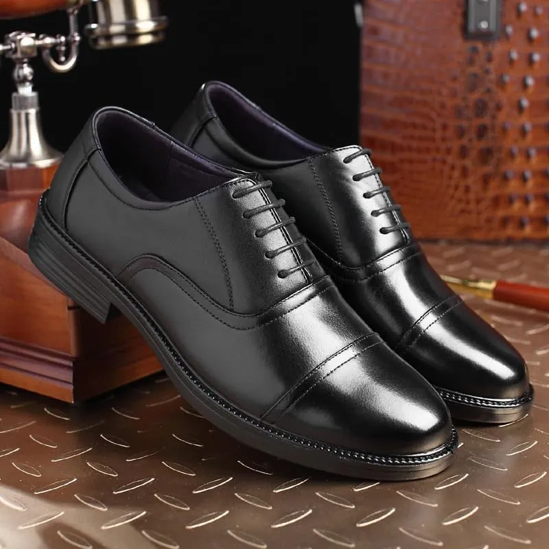 Modern Low Top Pointed Toe Tuxedo Derby Shoes Tuxedo Dress Shoes Lightweight Comfortable Formal Derby Shoe for Business Dinners(7.5)