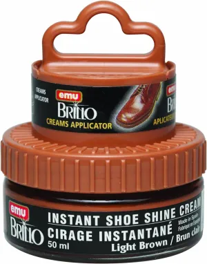 Moneysworth & Best Instant Shoe Shine Cream Kit with Dauber