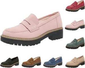 Orthoture-Orthopedic Platform Loafers Comfortable and Slip Resistant Loafers with Breathable Arch Support Wide fit Perfect for Walking