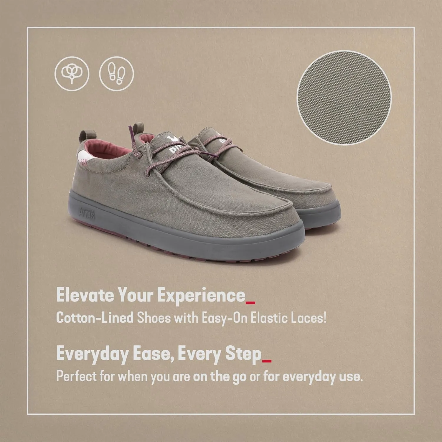 PITAS Biarritz Boat Shoes for Men | Casual Slip-On Loafers | Men’s Comfortable & Ultra Light Shoes | Tortola