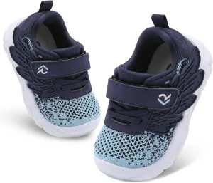 relxfeet Toddler Boys Girls Shoes Wide Toe Box Barefoot Sneakers Fashion Lightweight Breathable Tennis Walking Shoes