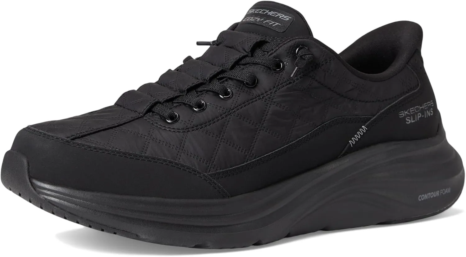 Skechers Men's Contour Foam Cozy Fit Hands Free Slip-in Sneaker