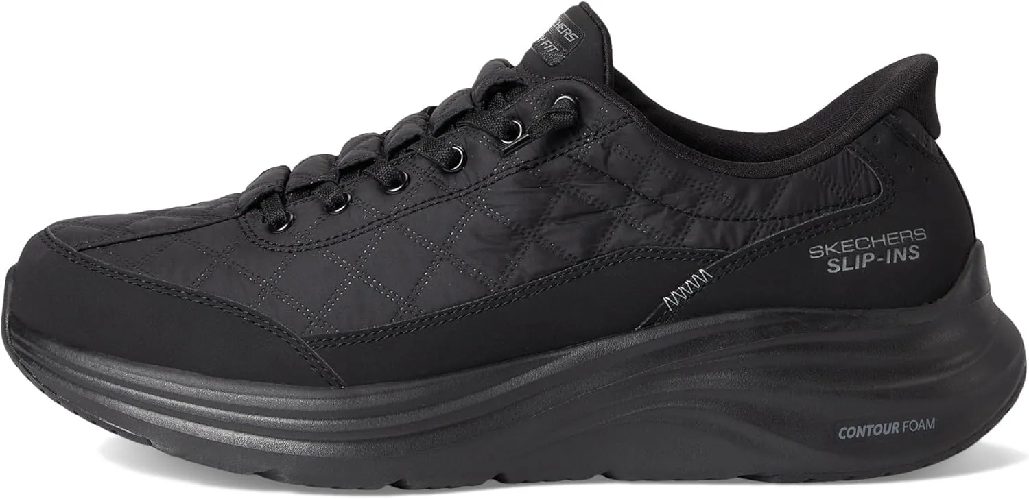 Skechers Men's Contour Foam Cozy Fit Hands Free Slip-in Sneaker