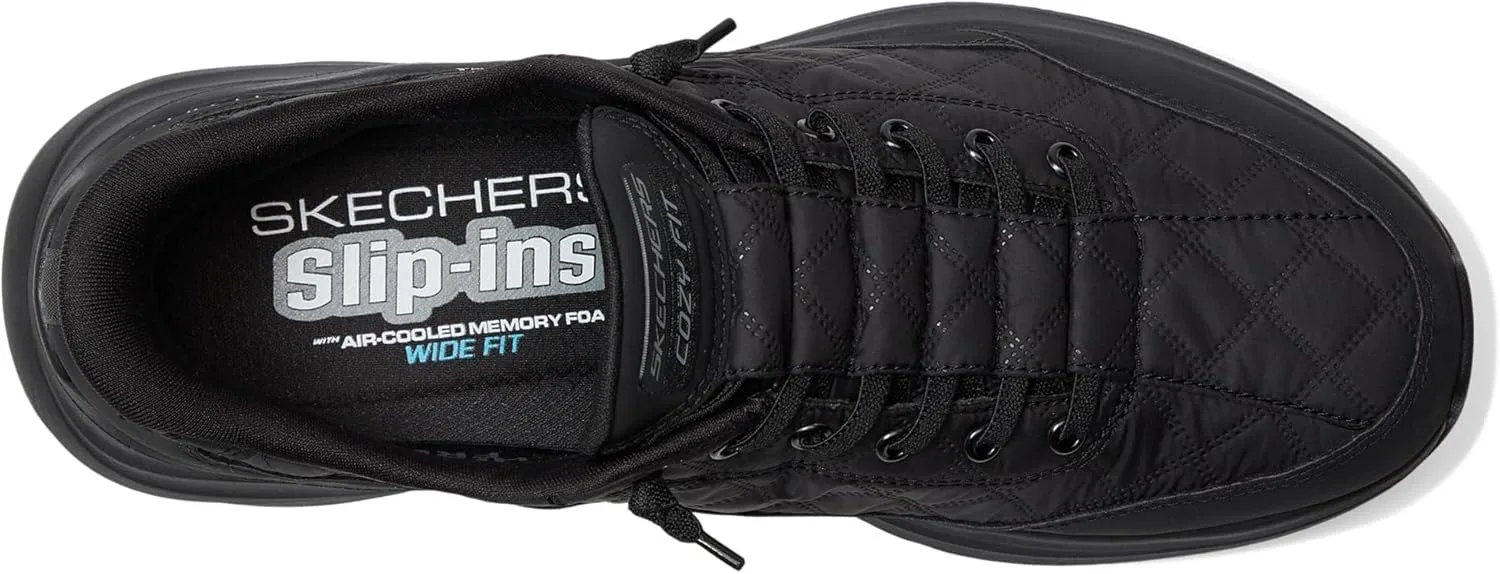 Skechers Men's Contour Foam Cozy Fit Hands Free Slip-in Sneaker