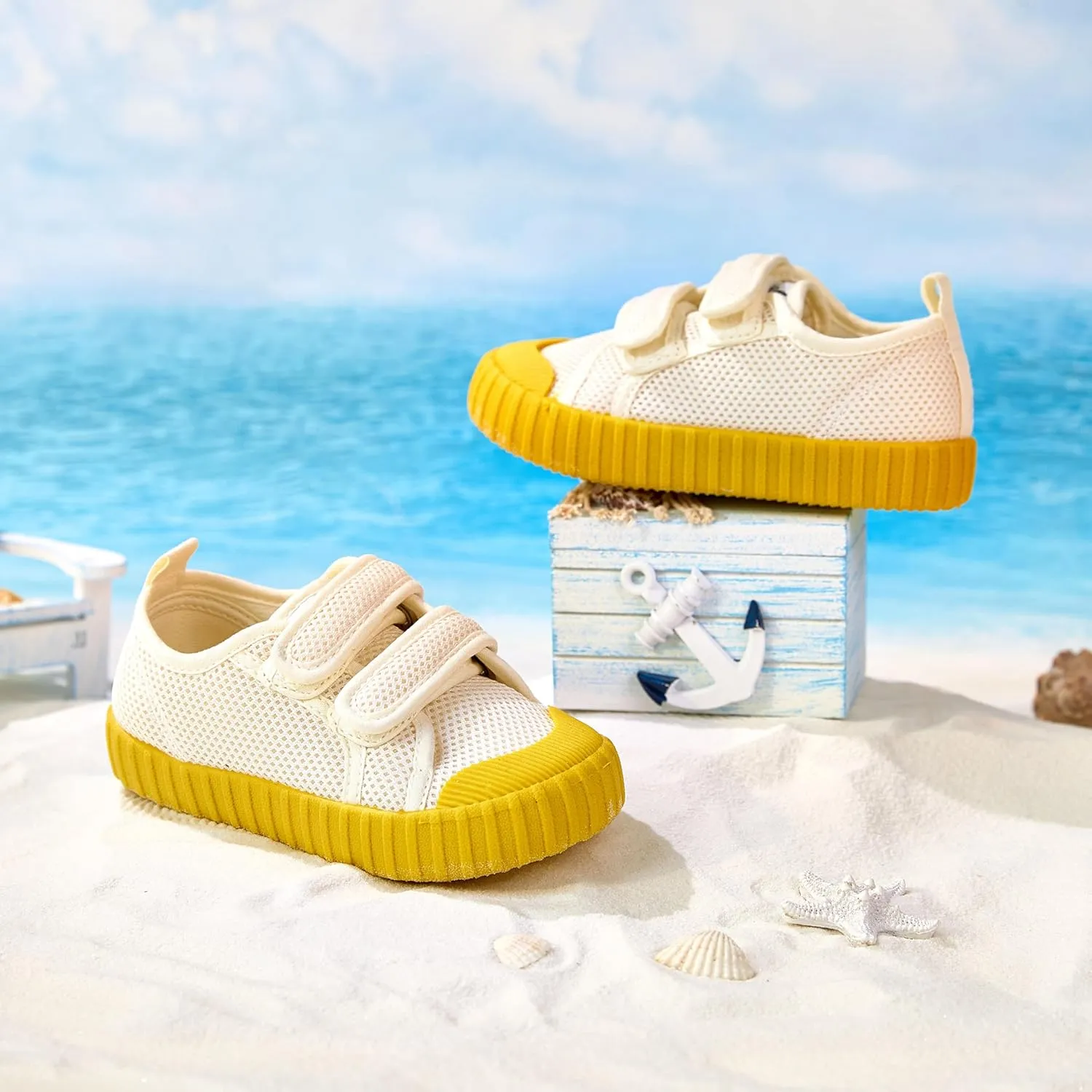 Sparkly Sneakers for Girls 3-12 Years Slip-On Comfort Fit Casual Princess Shoes