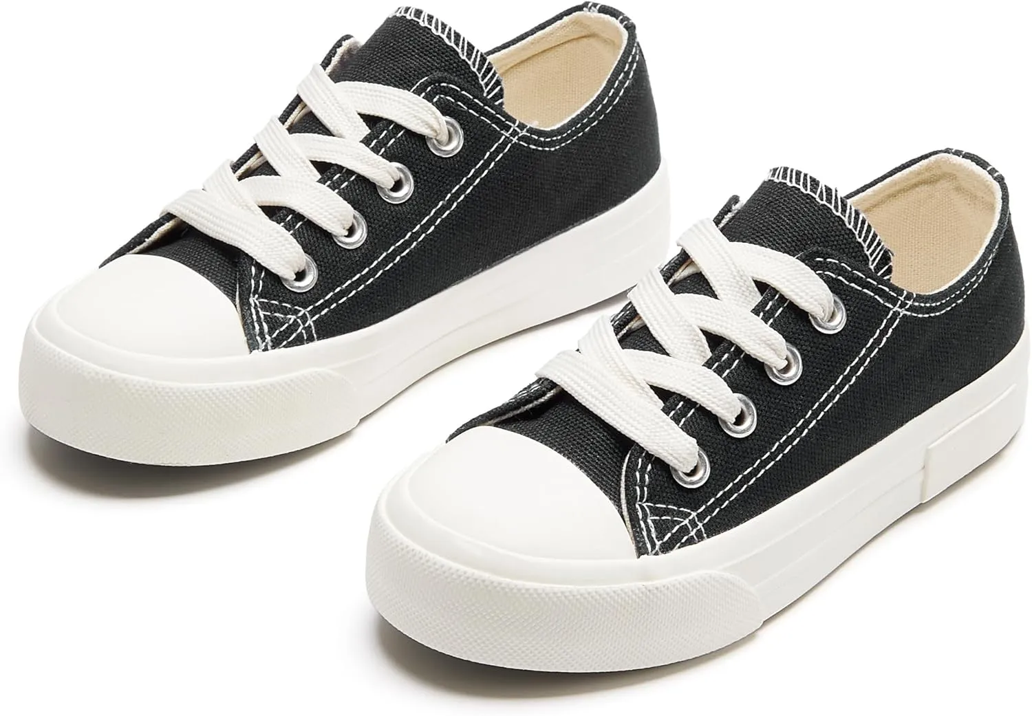 Sparkly Sneakers for Girls 3-12 Years Slip-On Comfort Fit Casual Princess Shoes