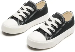 Sparkly Sneakers for Girls 3-12 Years Slip-On Comfort Fit Casual Princess Shoes