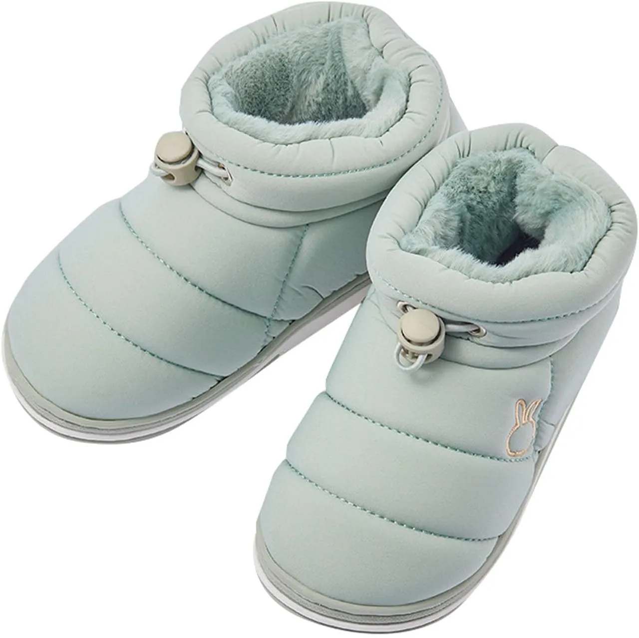 Toddler Winter Ankle Boots Baby First Walking Boots Boys Girls Warm Adjustable Snow Shoes Cotton Plush Shoes