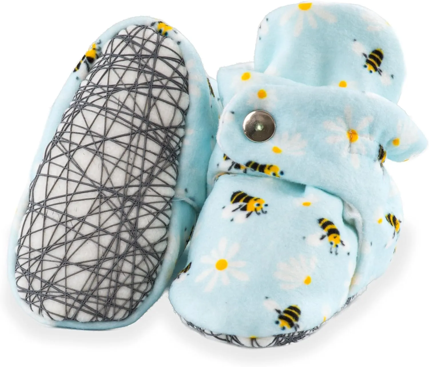 Unisex Cozy Fleece Baby Booties Cotton | Soft Sole and Non Slip