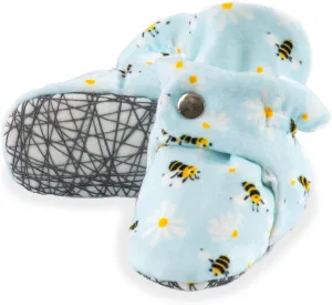 Unisex Cozy Fleece Baby Booties Cotton | Soft Sole and Non Slip