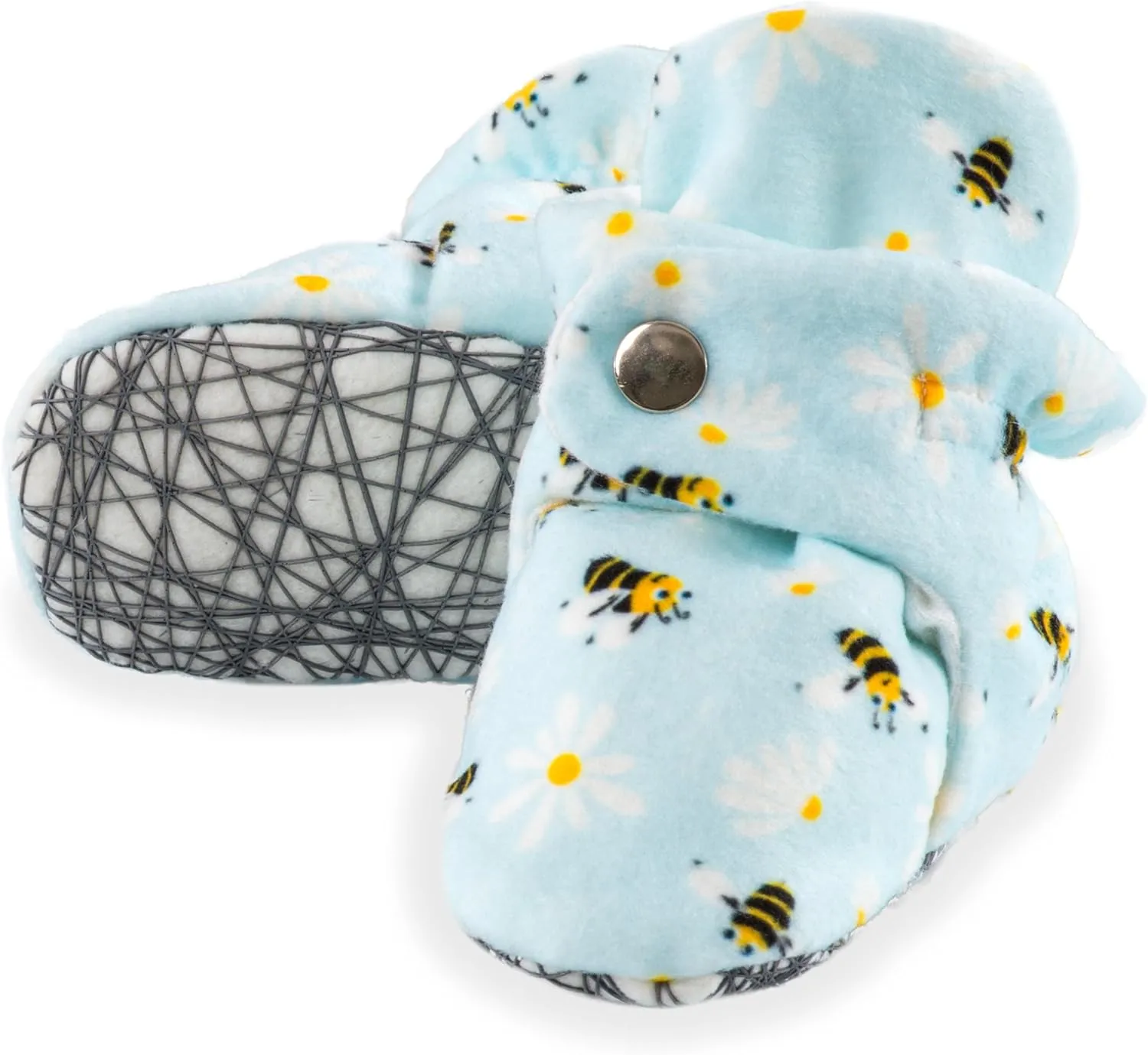 Unisex Cozy Fleece Baby Booties Cotton | Soft Sole and Non Slip