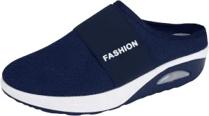 Womens Breathable Mesh Walking Mules Sneakers Womens Tennis Shoes Food Service Casual Black Shoes Chunky Sneakers Waterproof Tennis Shoe White Loafers