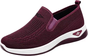 Womens Mens Slip in Free Up Hands Shoes Wide Toe Box Arch Support Orthopedic Walking Sneakers Comfortable Tennis Sneakers Lightweight Running Shoe Workout Athletic Tennis Shoes Gym Sneaker
